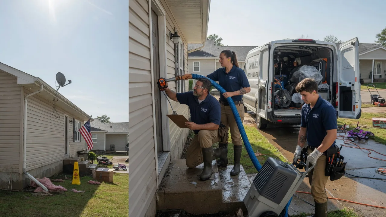 Ceiling Water Damage Restoration in Marysville, KS near me